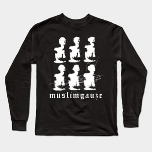 - - muslimgauze - repeat glitch artwork - - Long Sleeve T-Shirt